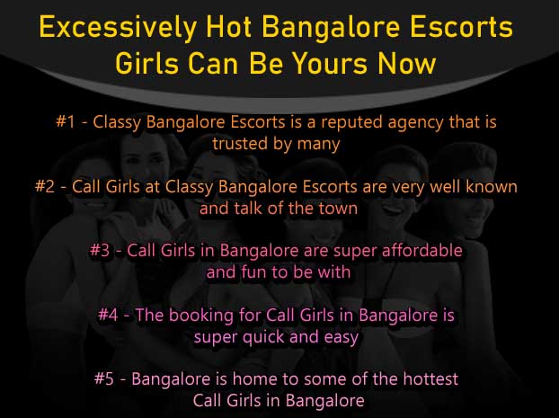 Excessively Hot Bangalore Escorts Girls