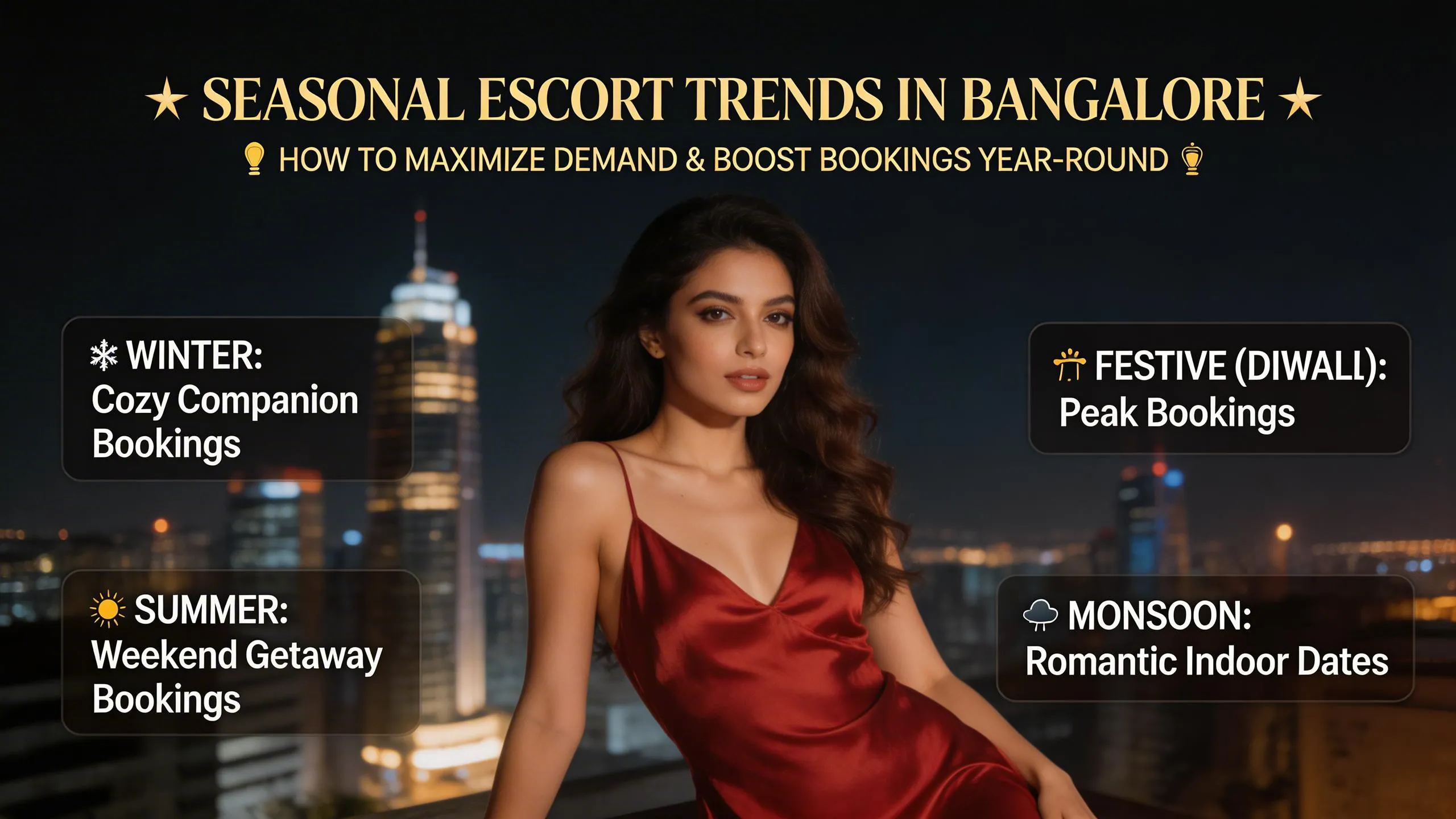 Seasonal Escort Trends in Bangalore: How to Maximize Demand & Boost Bookings Year-Round
