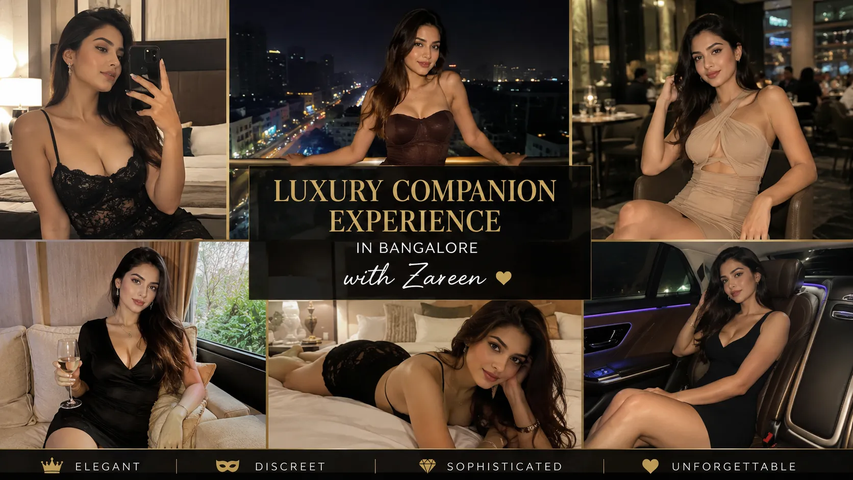 Luxury Companion Experience in Bangalore with Zareen