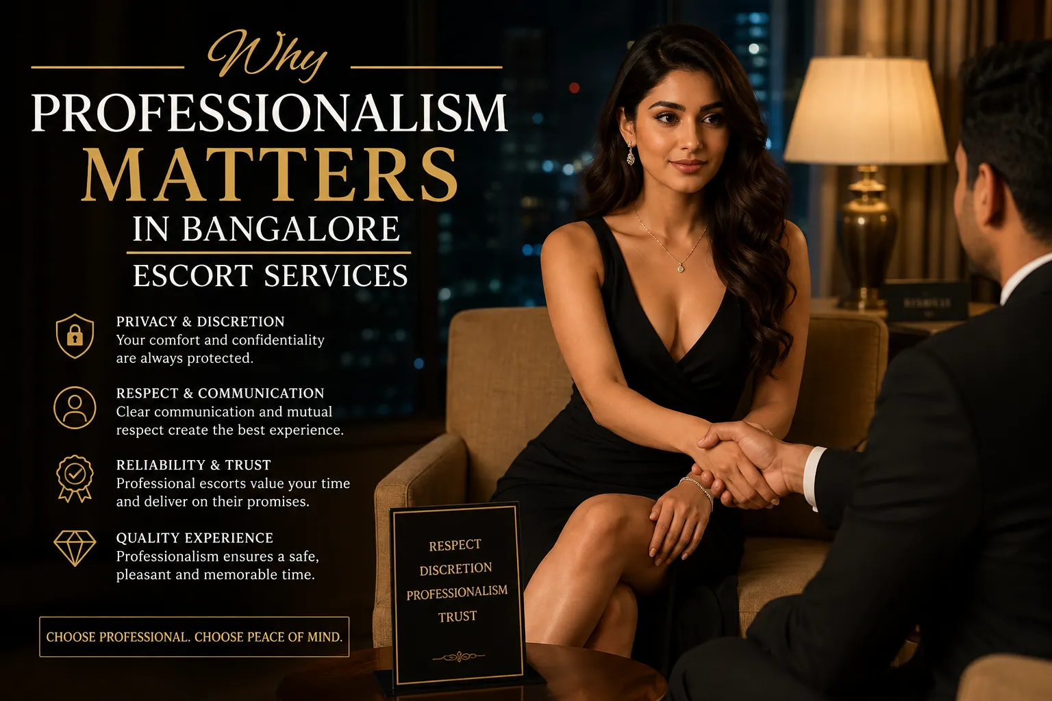 Why Professionalism Matters in Bangalore Escort Services