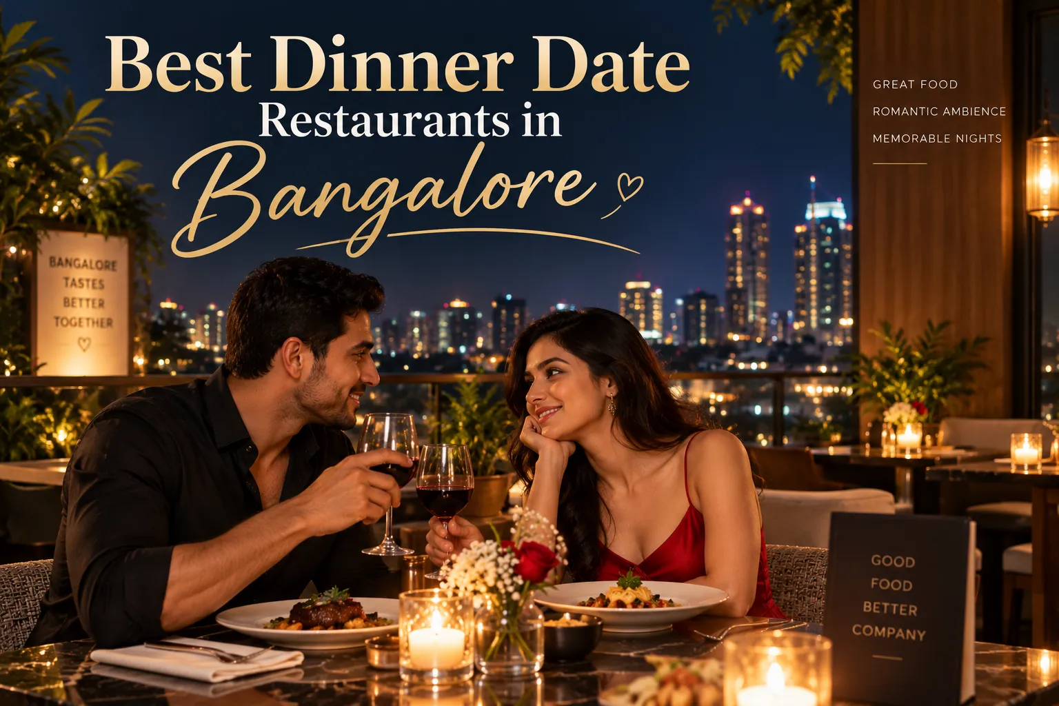 Best Dinner Date Restaurants in Bangalore